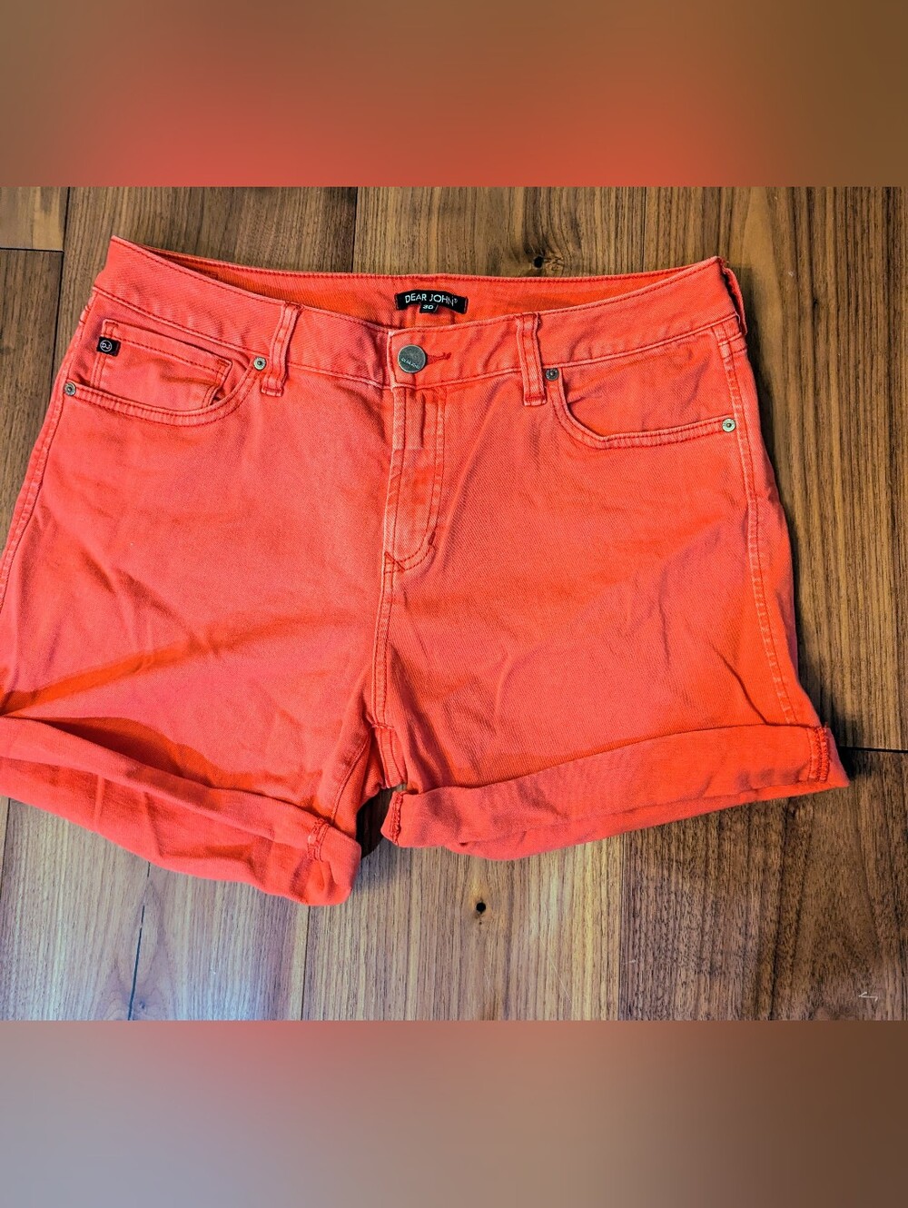 Dear John Coral Roll-Cuff Women's Shorts